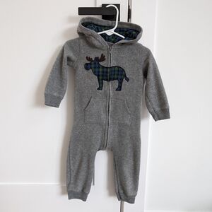 ✨4 for 12 Carter's One Piece Moose Jumpsuit 18 Months